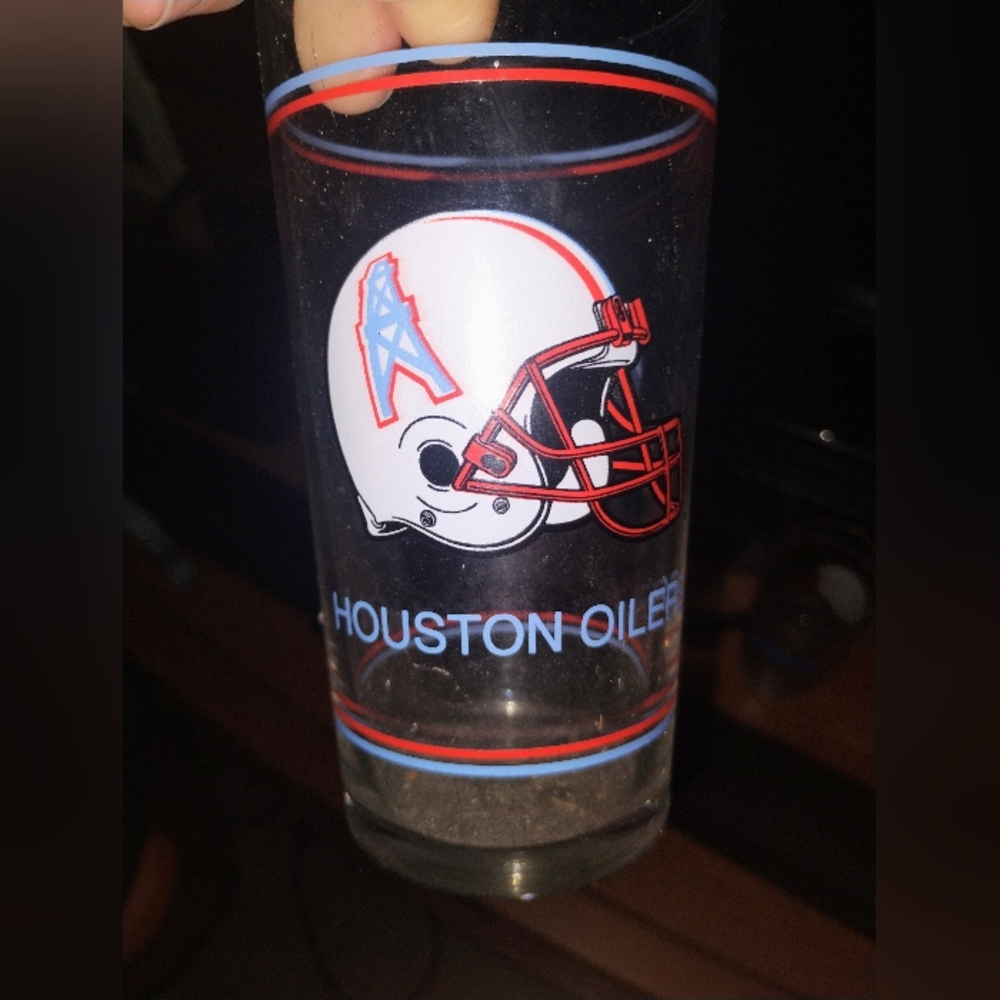 HOUSTON OILERS GLASSES VINTAGE